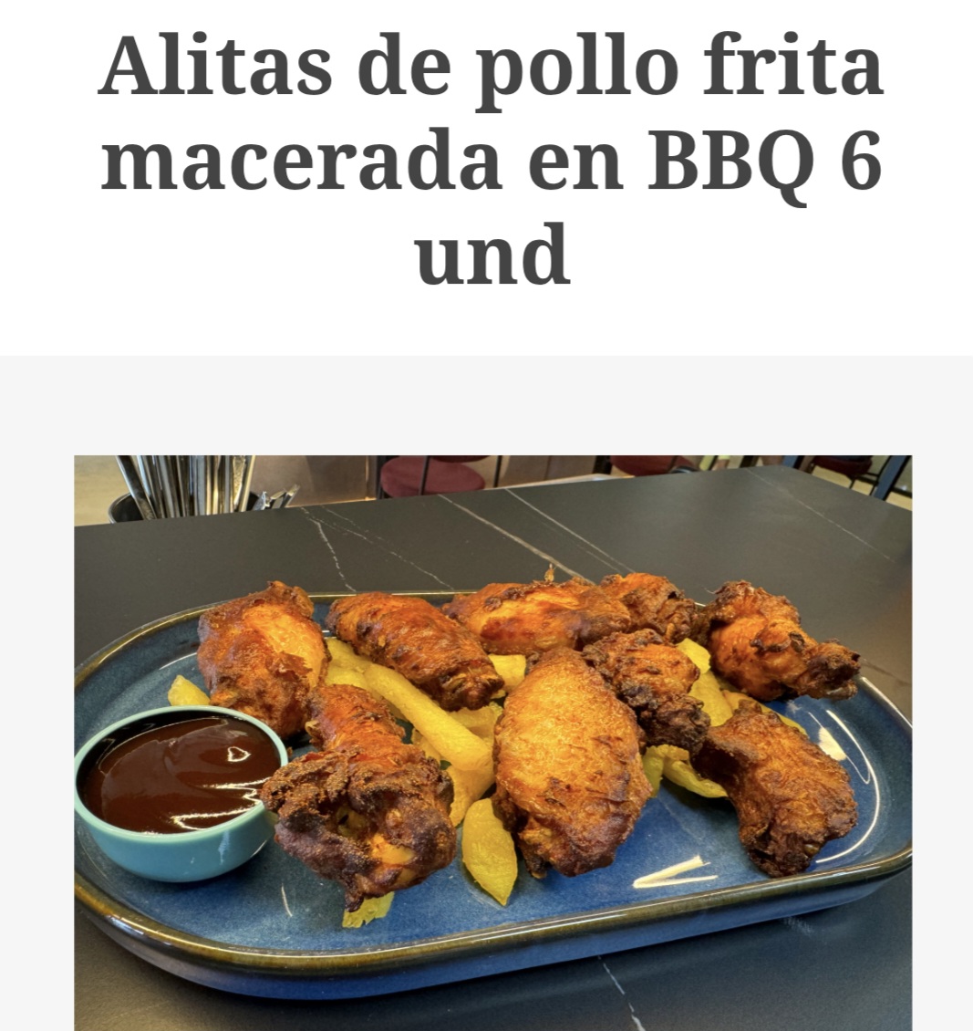 Alitas fritas estilo barbacoa